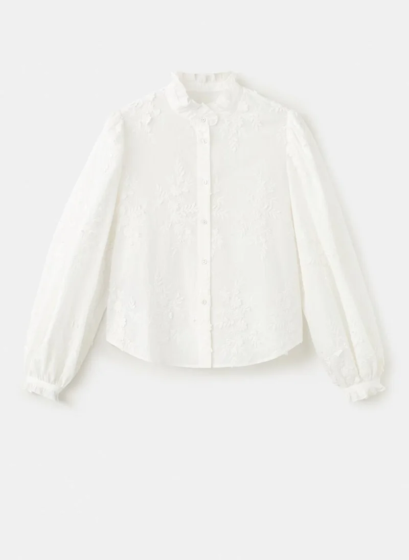 MANGO  Floral embroidery blouse for Women | Best Price UAE